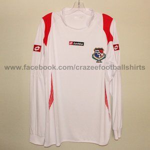 mint PANAMA 2011-13 away football shirt Lotto long sleeve soccer jersey FEPAFUT